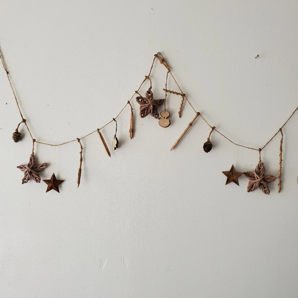 Handmade Garland | Paper | Metal | Wood